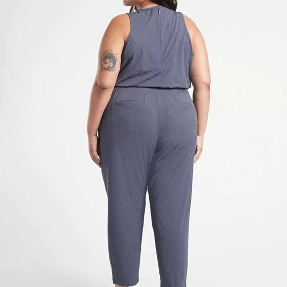 NWTAthleta Brooklyn Textured Jumpsuit Medieval Violet - Picture 3 of 11